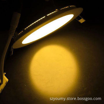 Ultra-thin Round LED Panel Light, 12W, CE/RoHS-certified, 5-year Warranty